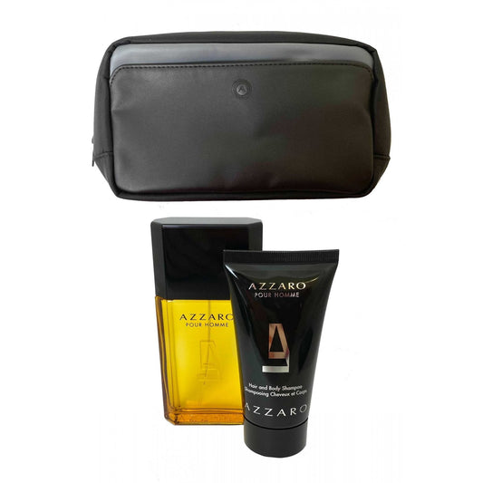 Azzaro Pour Homme EDT Hair & Body Shampoo Travel Set