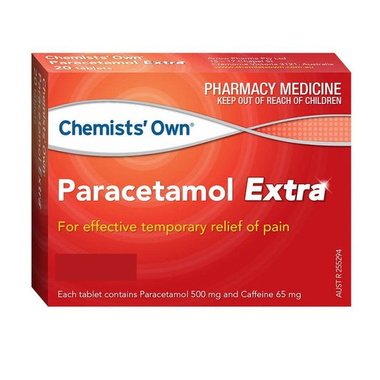 Chemists' Own Paracetamol Extra 40 Tabs (Generic of PANADOL EXTRA)