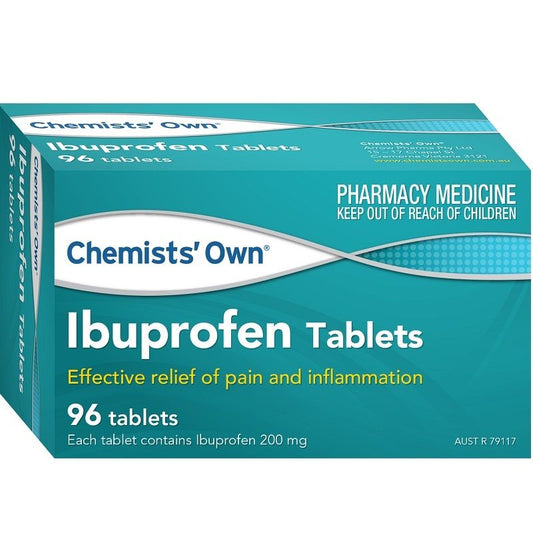 Chemists' Own Ibuprofen 96 Tabs (Generic of NUROFEN)
