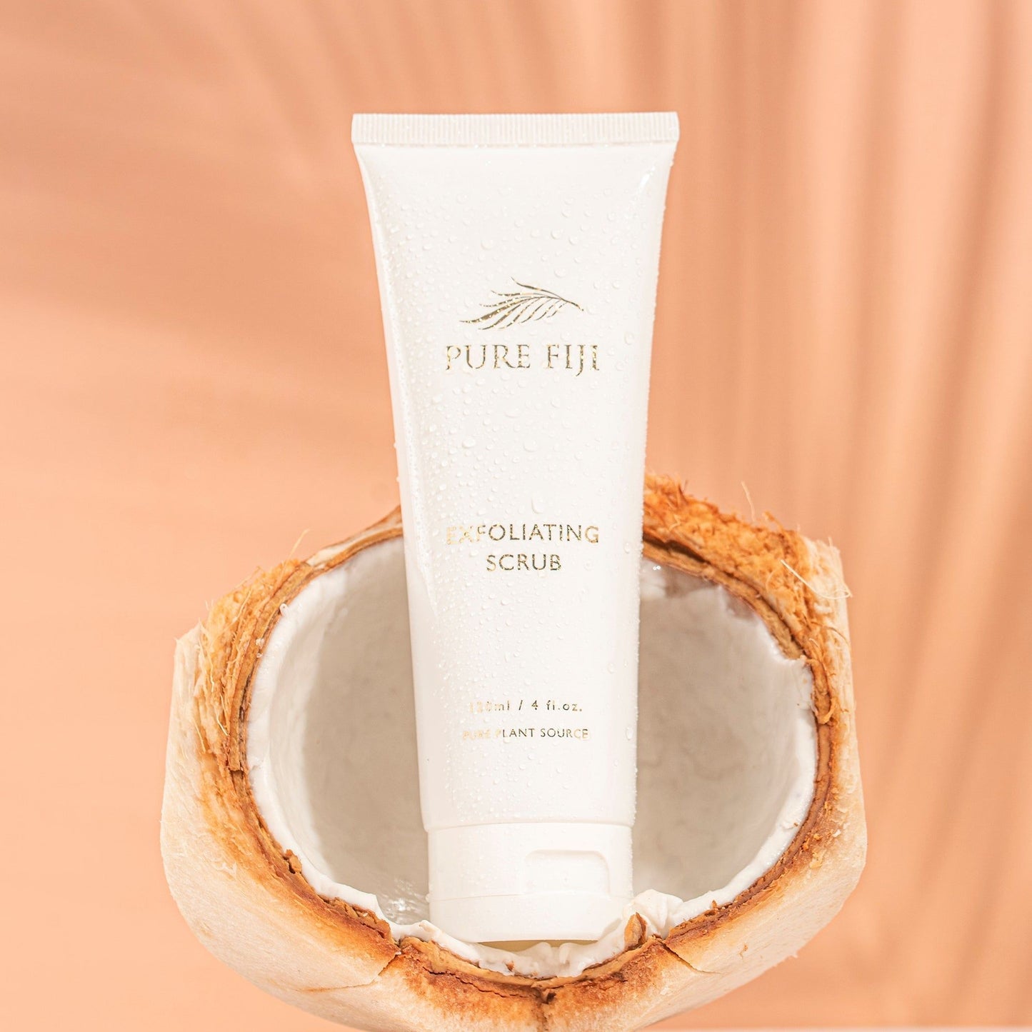 Coconut Exfoliating Scrub with Papaya and Pineapple Enzyme (4oz/120ml)