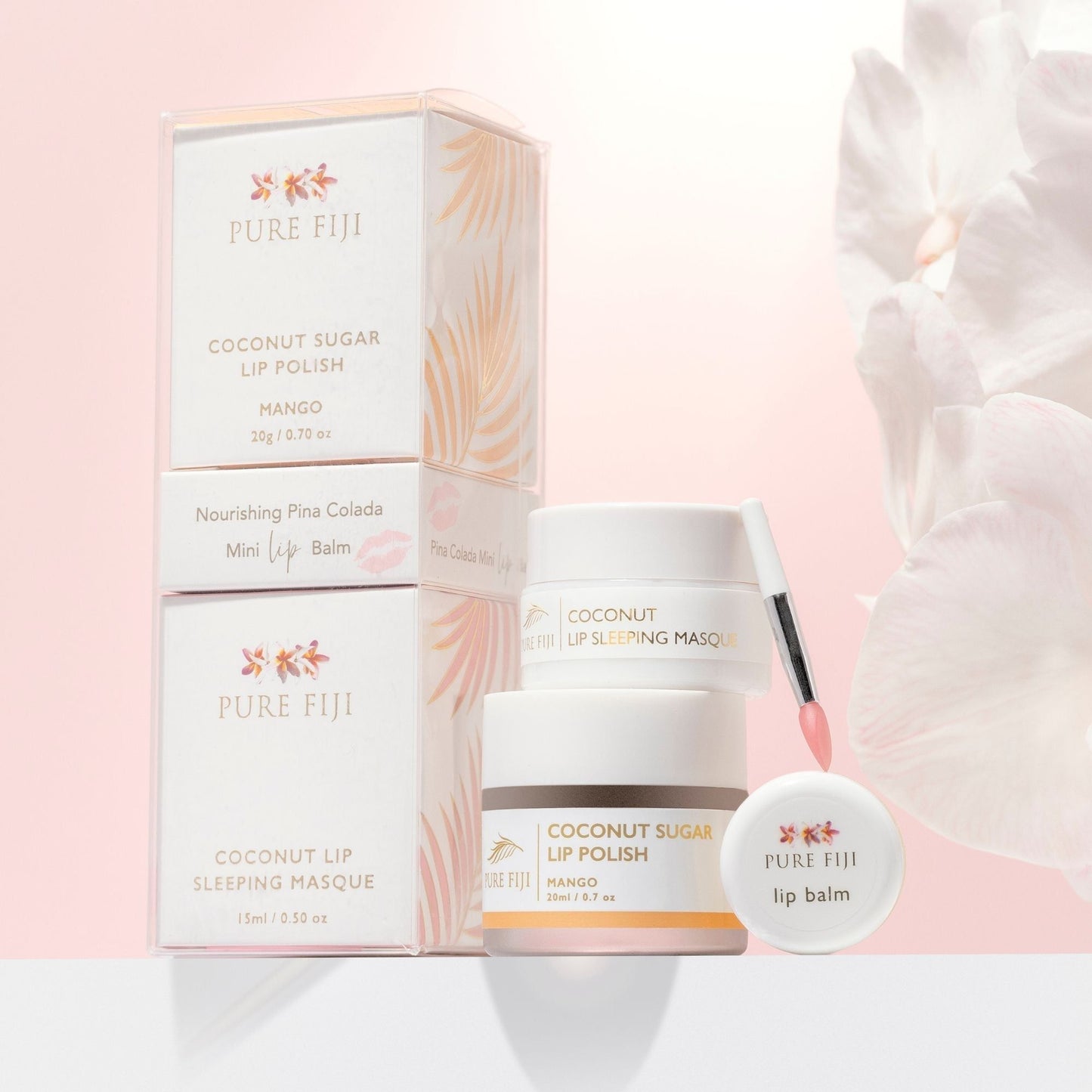 Lip Polish, Balm & Sleeping Masque Trio