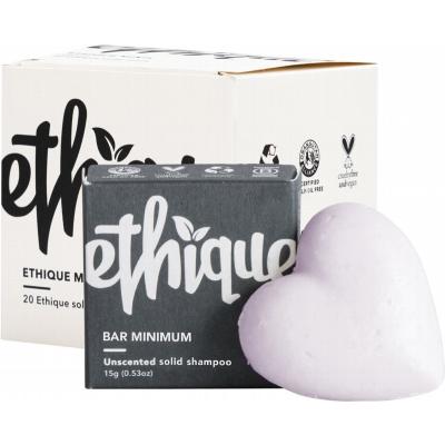 ETHIQUE Solid Shampoo (Mini) Bar Minimum - Unscented 15g 20PK