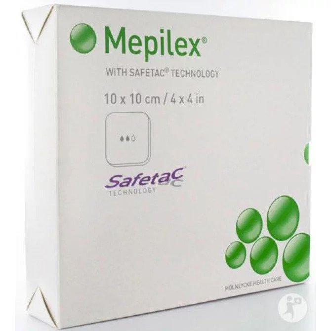 MEPILEX FOAM DRESSING 10 X 10CM 5 PIECES