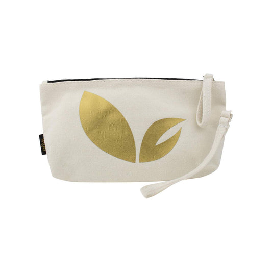 Cosmetic Canvas Pouch (Beige)