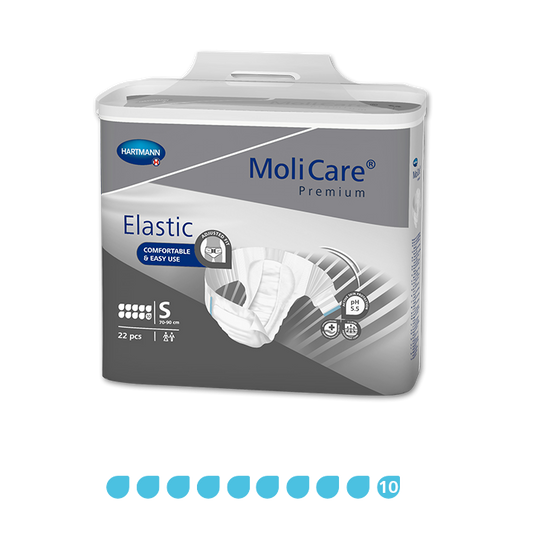MoliCare Premium Elastic 10 Drops Slip Open Style