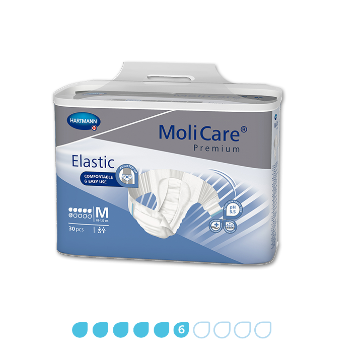 MoliCare Premium Elastic 6 Drops Slip Open Style