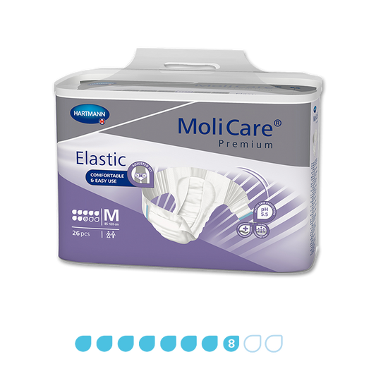 MoliCare Premium Elastic 8 Drops Slip Open Style