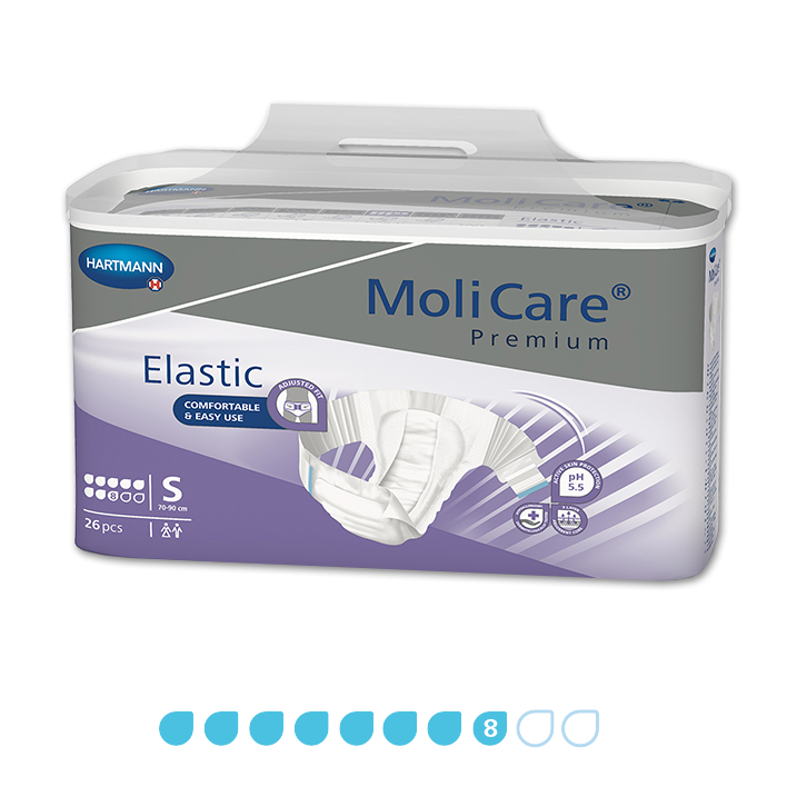 MoliCare Premium Elastic 8 Drops Slip Open Style