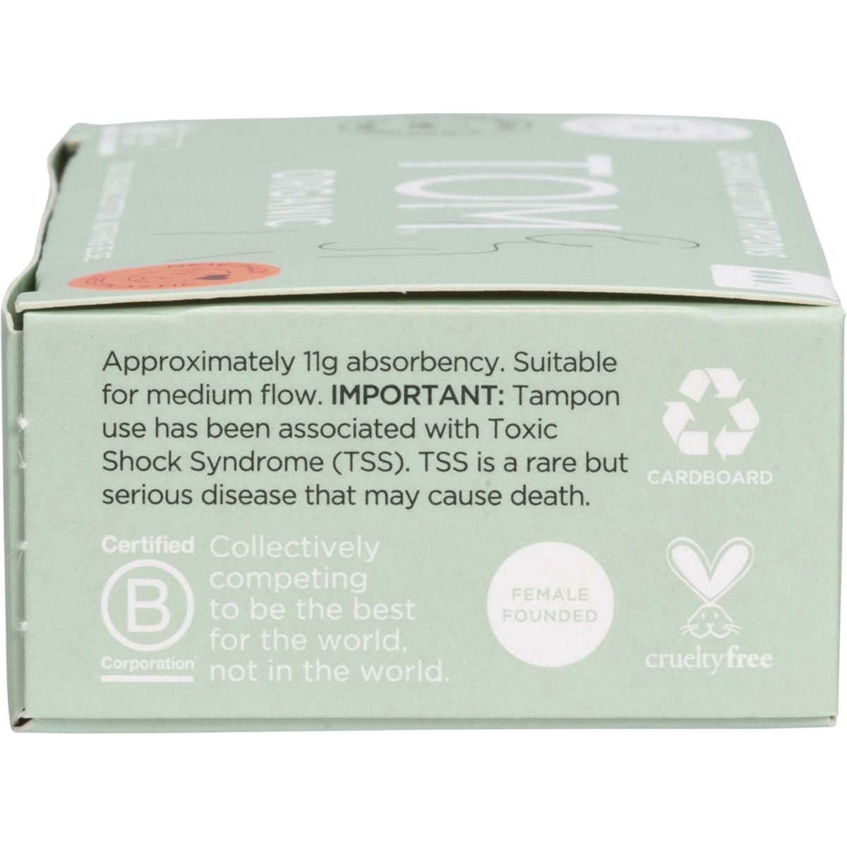 TOM ORGANIC Tampons Regular 16