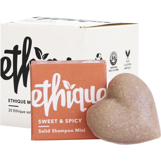 ETHIQUE Solid Shampoo (Mini) Sweet & Spicy - Add Oomph 15g 20PK