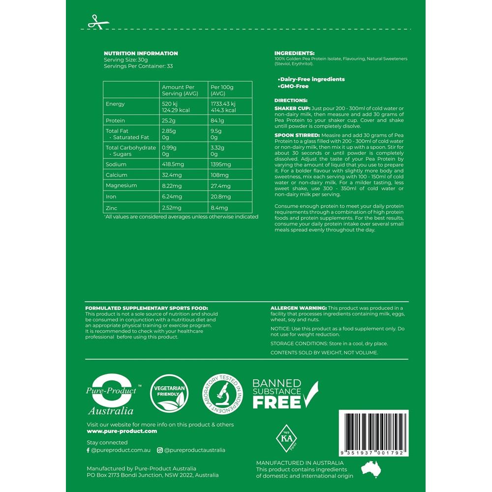 Pea Protein Isolate - STELLAR PHARMACY