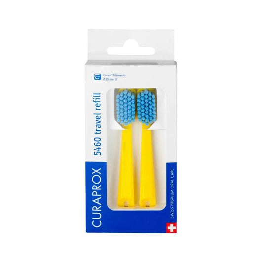 Travel set spare brush head for CS 5460, 2 pcs.