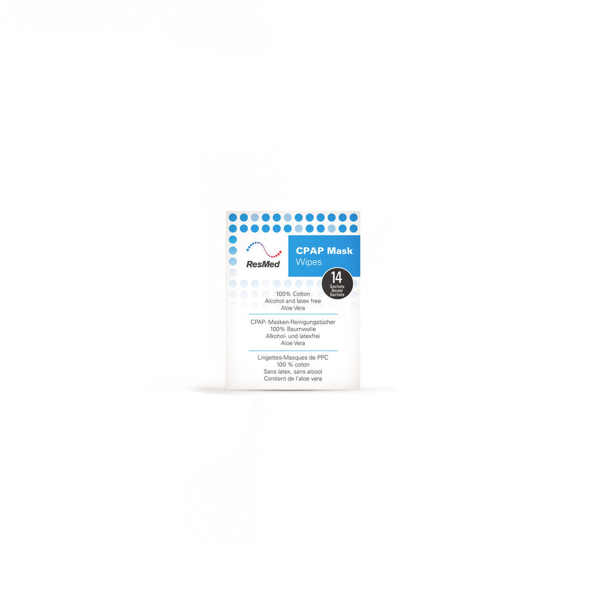 Resmed CPAP Wipes for Travel - 14 Pack