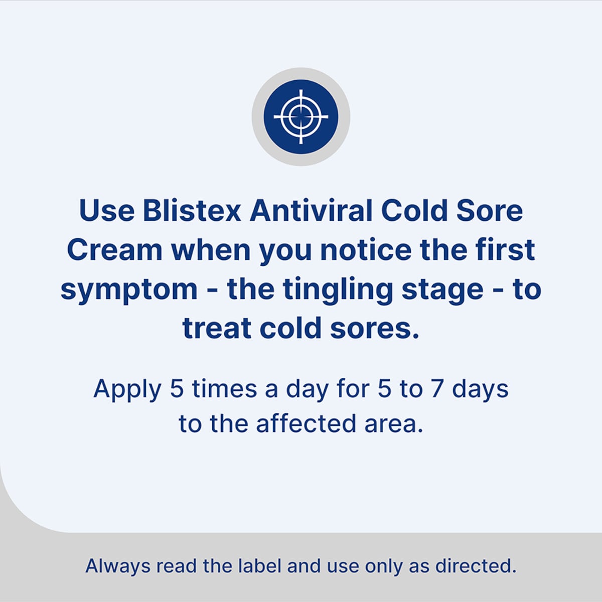 Blistex Antiviral Cold Sore Cream 5g