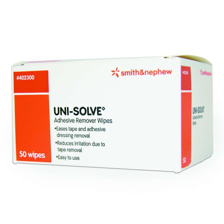 UNI-SOLVE ADH REMOVR WIPS BX50