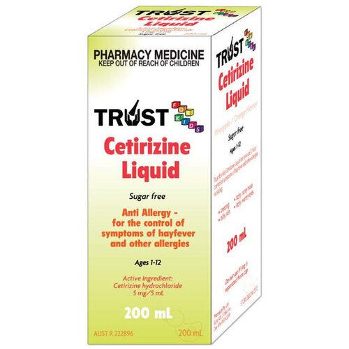 TRUST Cetirizine Liquid For Kids 200mL