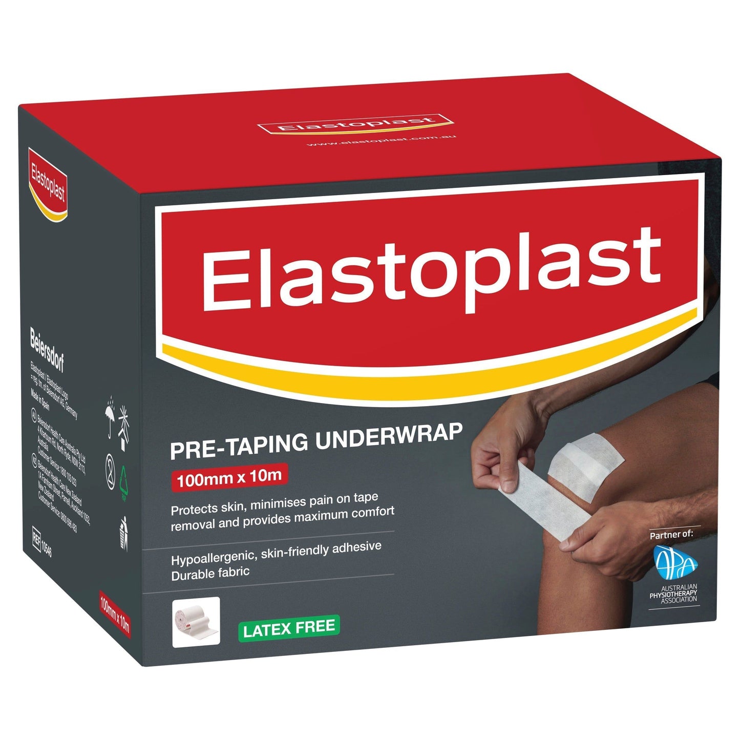 Elastoplast Sport Elastowrap Pretaping Latex Free Underwrap 10m X 10cm
