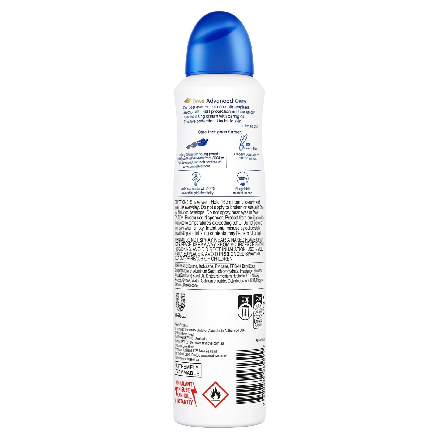 Dove Women Antiperspirant Aerosol Deodorant Original 220ml