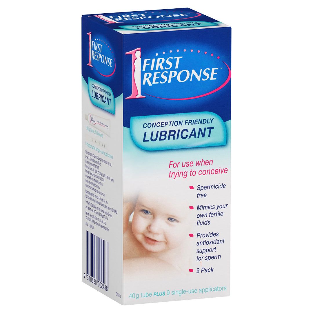 First Response Conception Friendly Lubricant 9 Pack