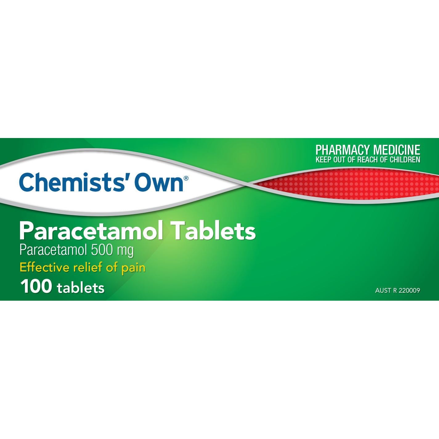 Chemists' Own Paracetamol 100 Tabs (Generic of PANADOL)