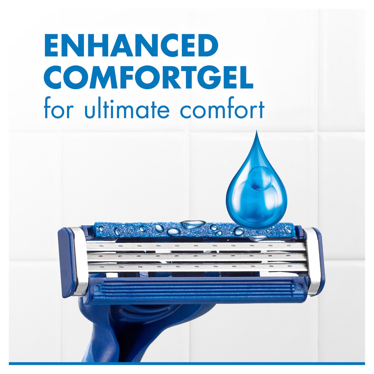 Gillette Sensor3 Comfort 8pk Disposable Razors, Shave Care