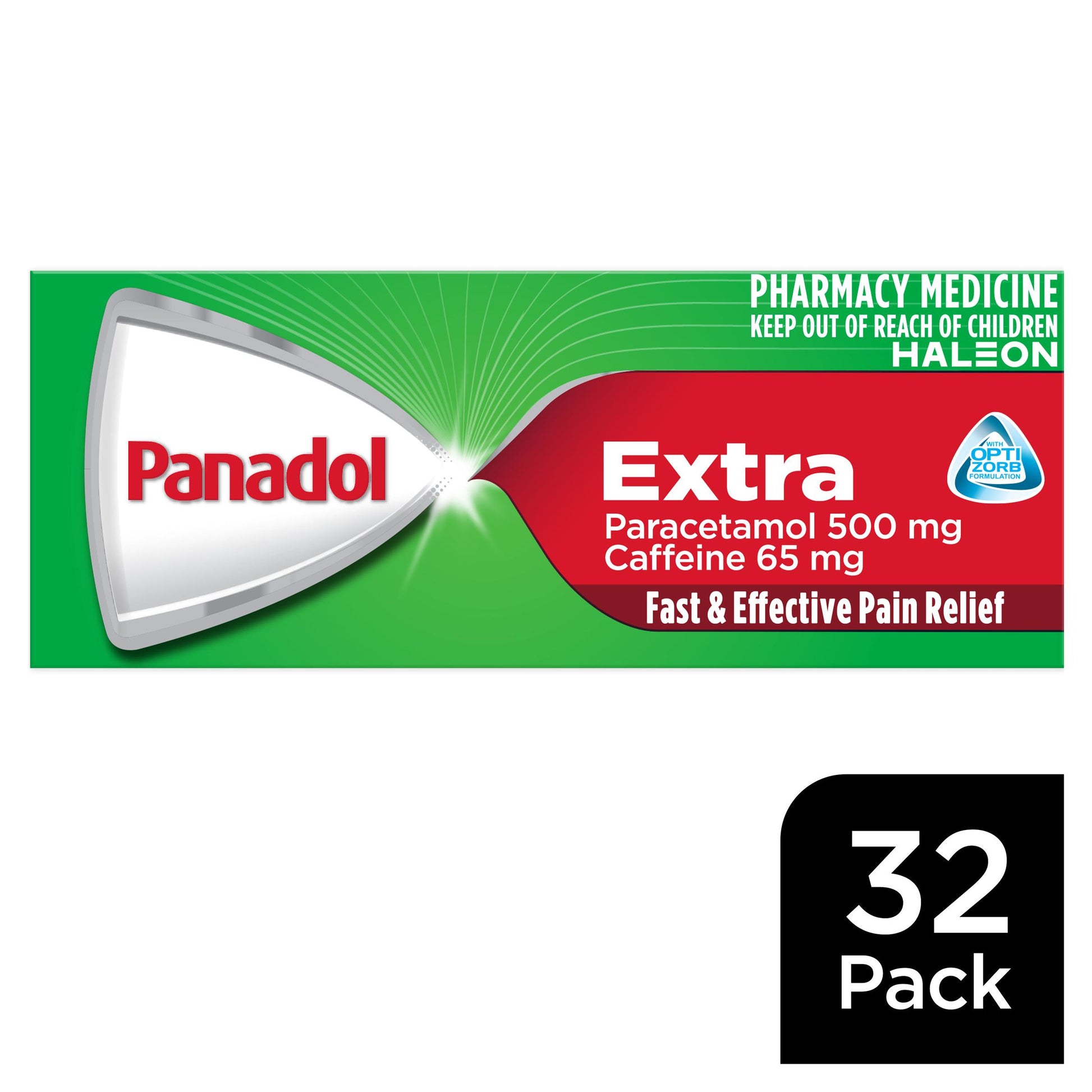 Panadol Extra Opti Capsules S2 32s - Fast & Effective Relief for Migraine, Period, Tension Headaches & More