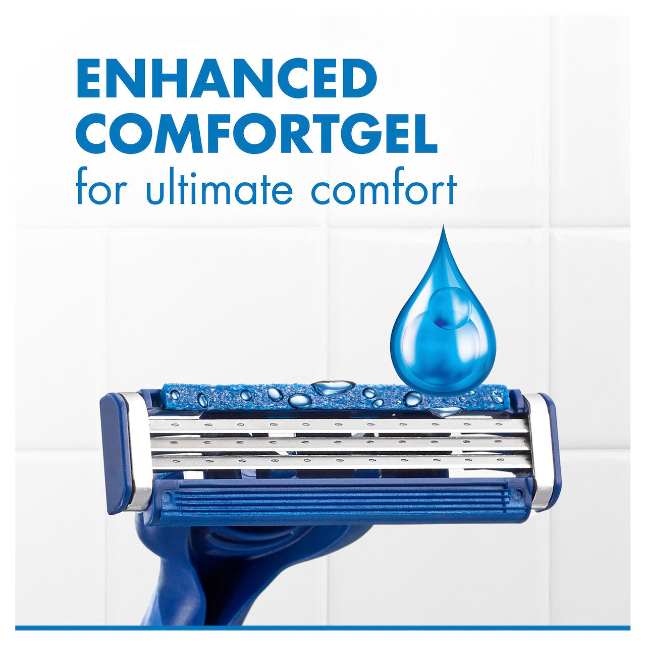 Gillette Sensor3 Comfort 8pk Disposable Razors, Shave Care