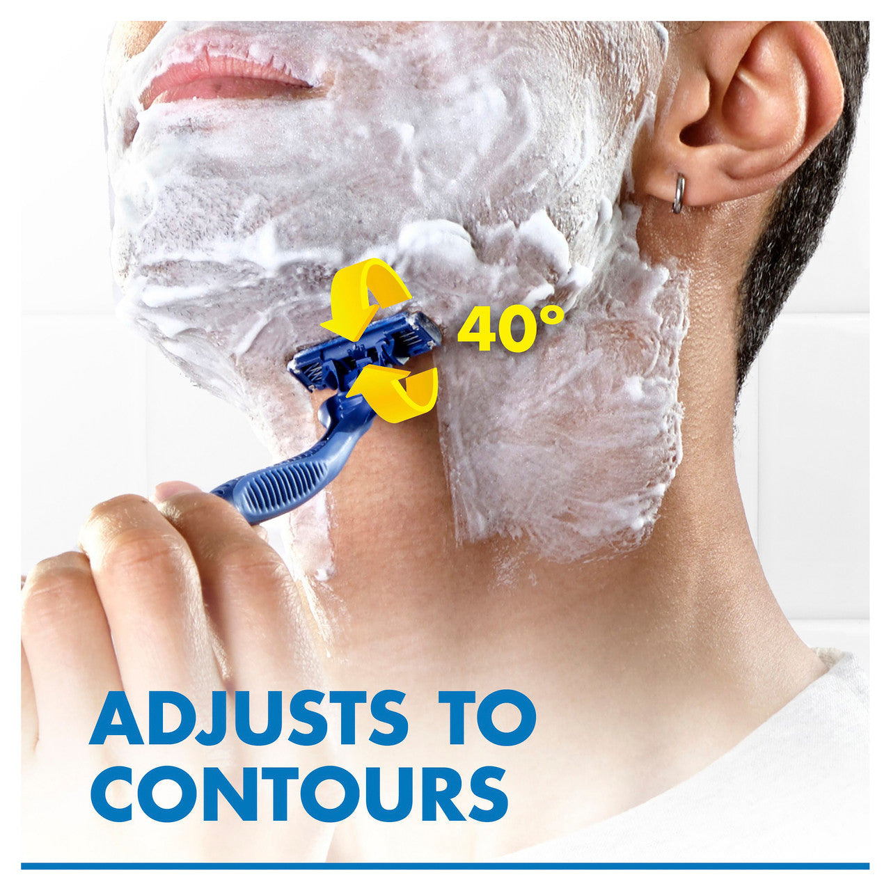 Gillette Sensor3 Comfort 8pk Disposable Razors, Shave Care