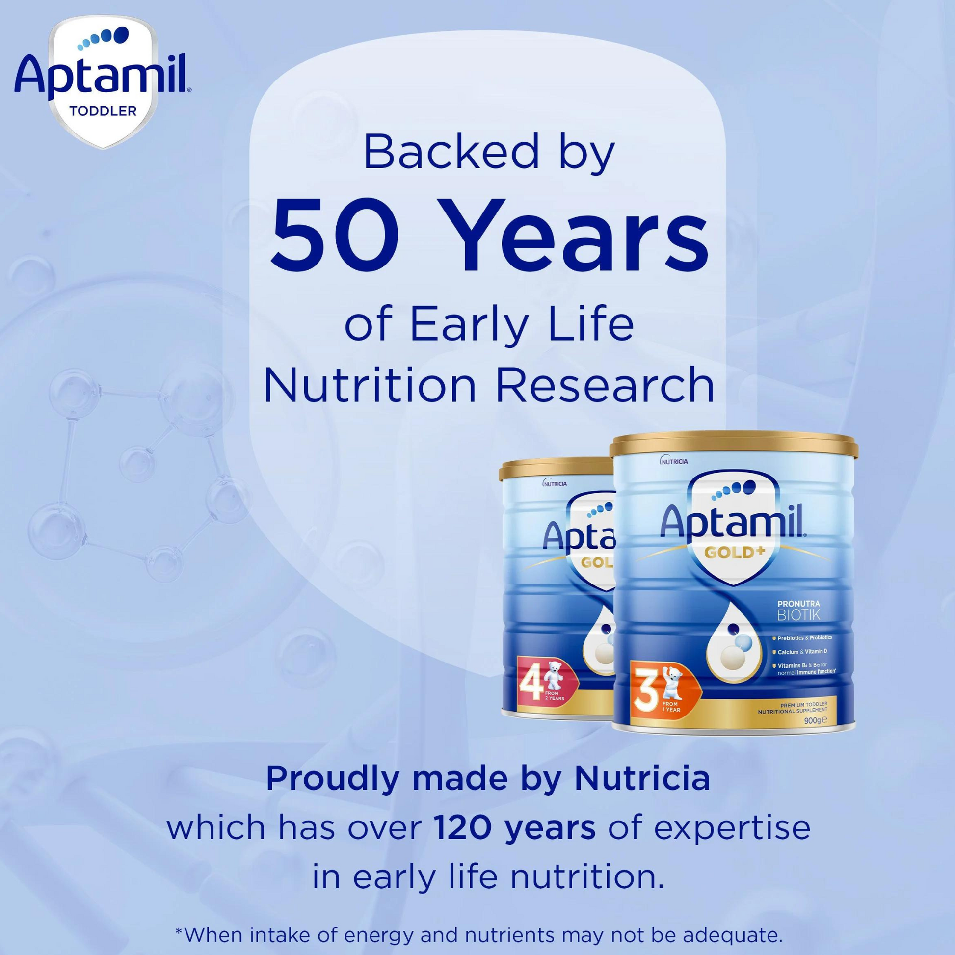 Aptamil Gold+ 4 Pronutra Biotik Junior Nutritional Supplement From 2 Years 900g - STELLAR PHARMACY