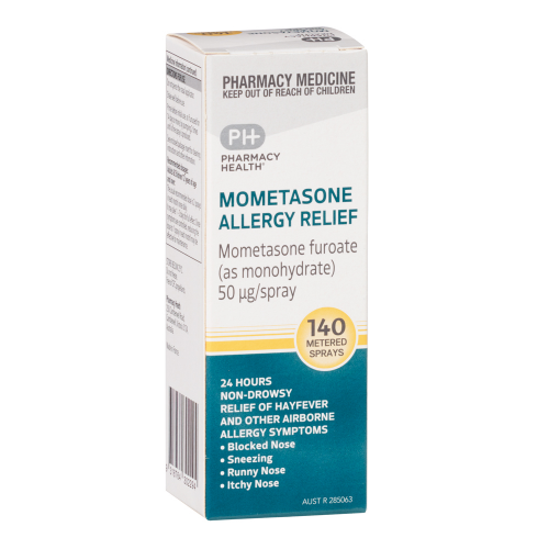 Pharmacy Health Mometasone Allergy Relief Nasal Spray 50mcg 140 Sprays