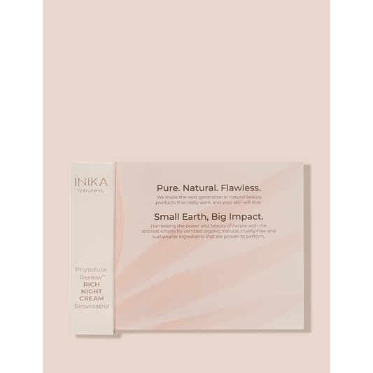 INIKA Organic Phytofuse Renew Rich Night Cream 4ml (Boxed)