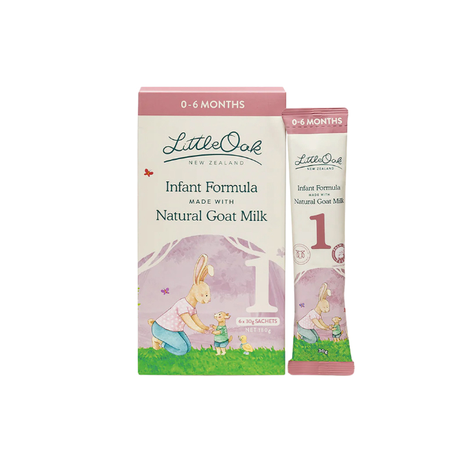 LittleOak Goat S1 Infant Formula Olive Oil 6 x 30g sachets