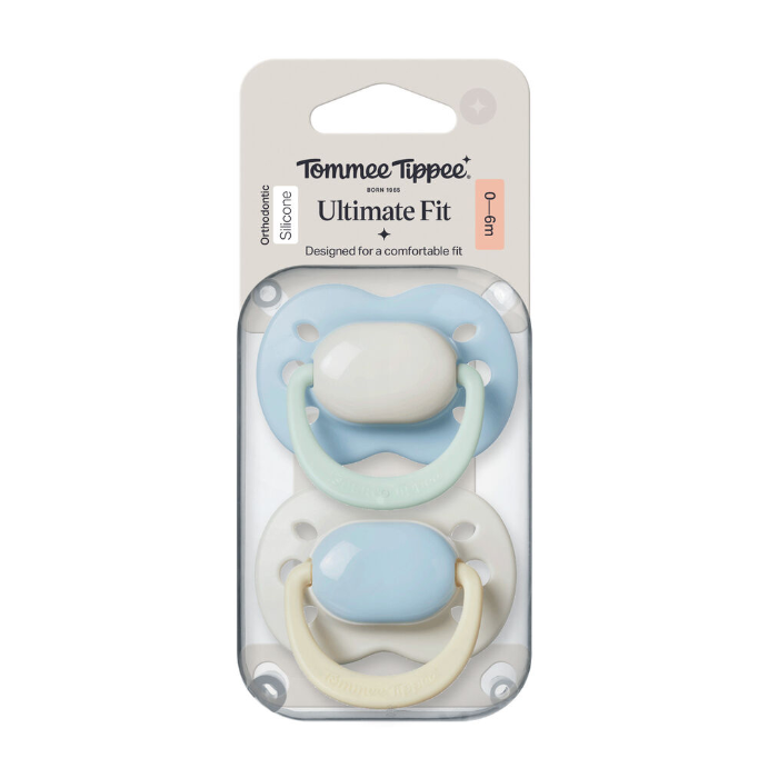 Tommee Tippee Ultimate Fit Soother 0-6 Months Multi 2 Pack