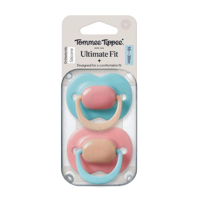 Tommee Tippee Ultimate Fit Soother 18-36 Months Multi 2 Pack