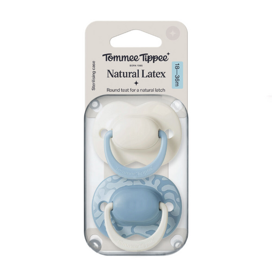 Tommee Tippee Natural Latex Ultimate Fit Soother 18-36m Multi 2 Pack