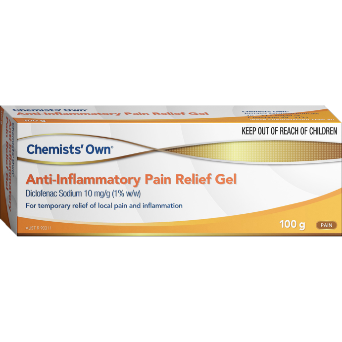 Co Anti-inflammatory Pain Rlf Gel 100g Tube