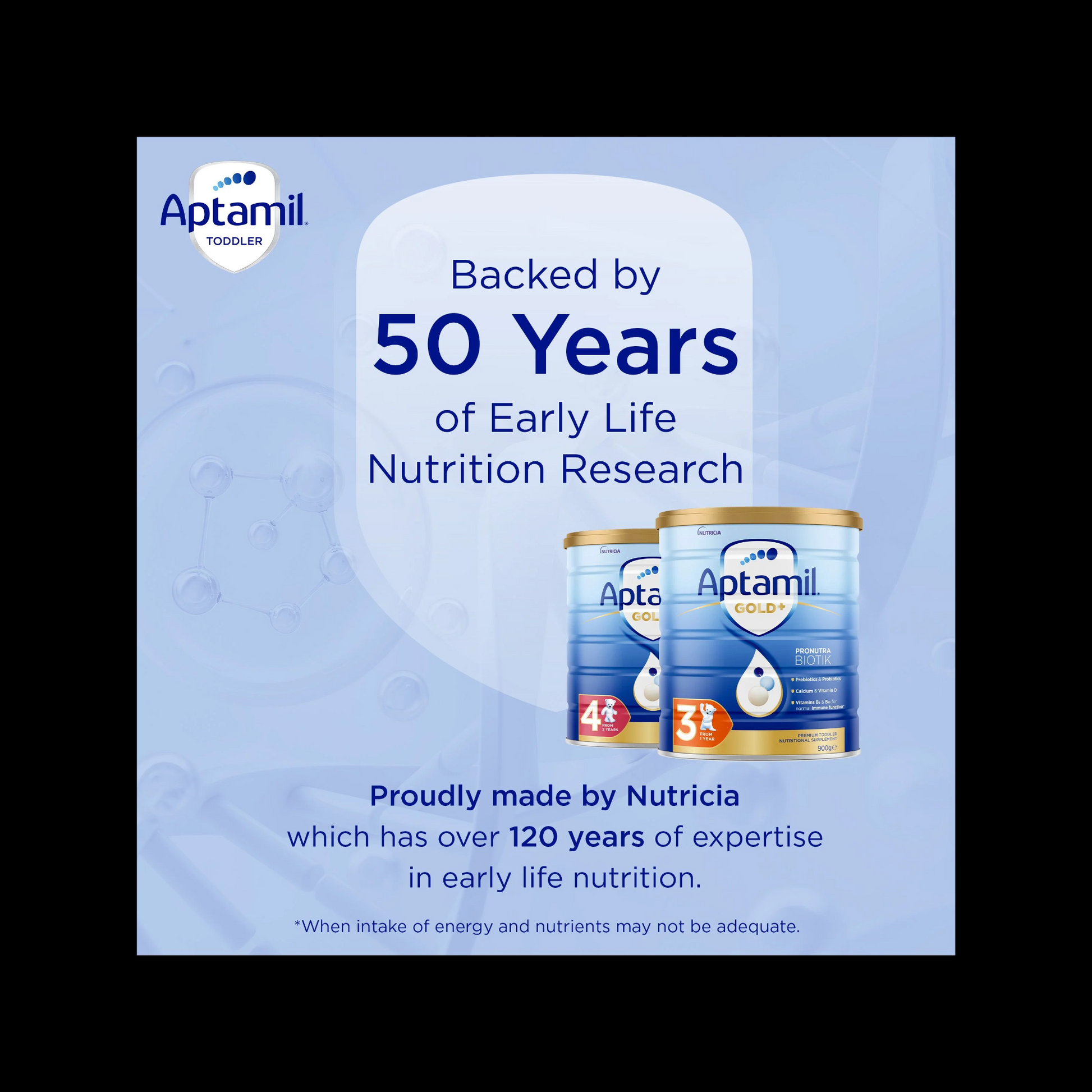 Aptamil Gold+ 4 Pronutra Biotik Junior Nutritional Supplement From 2 Years 900g - STELLAR PHARMACY