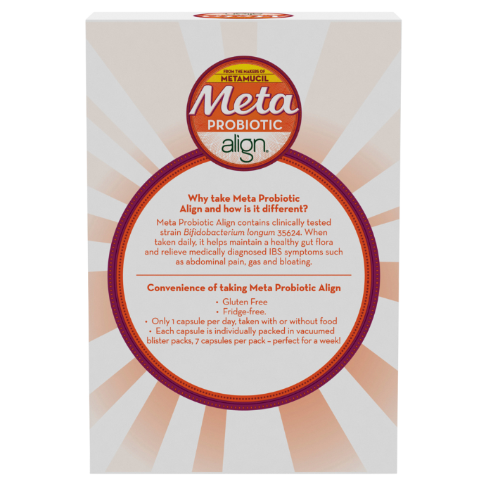 Metamucil Meta Probiotic Align 28 Capsules