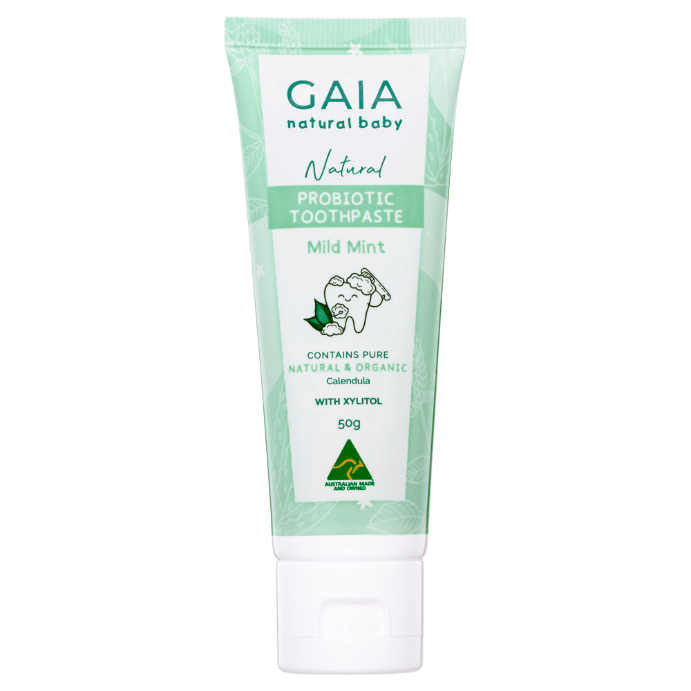 GAIA Natural Baby Probiotic Toothpaste Mild Mint 50g