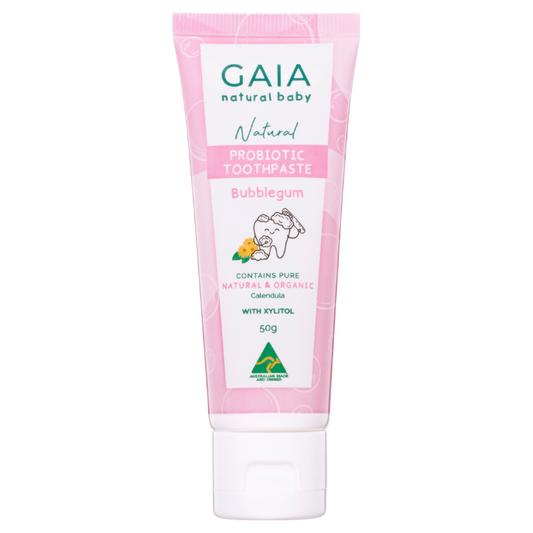 GAIA Natural Baby Probiotic Toothpaste Bubblegum 50g