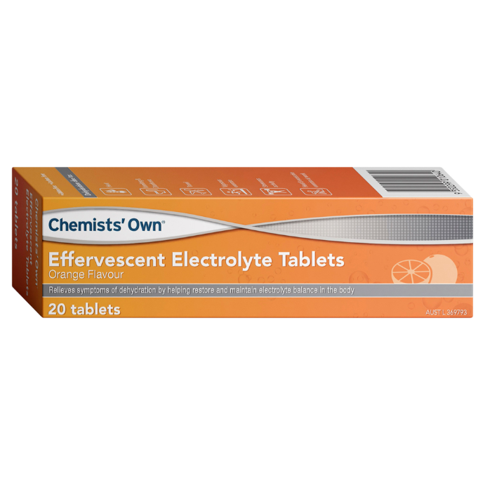 Chemists' Own Electrolyte Orange 20 Effervescent Tablets