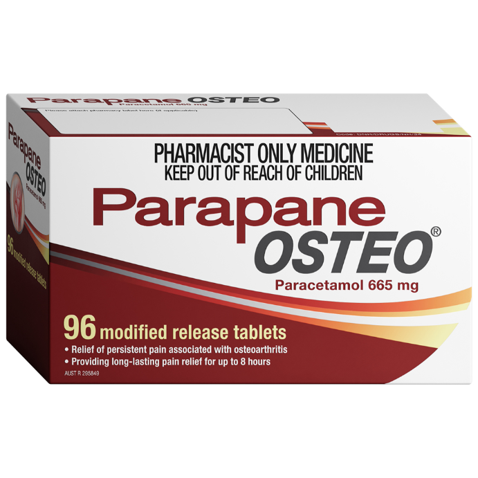 PARAPANE Osteo Paracetamol 665mg 96 Tablets