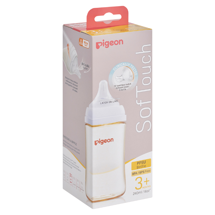 Softouch BPP Nursing Bottle PPSU 240mL