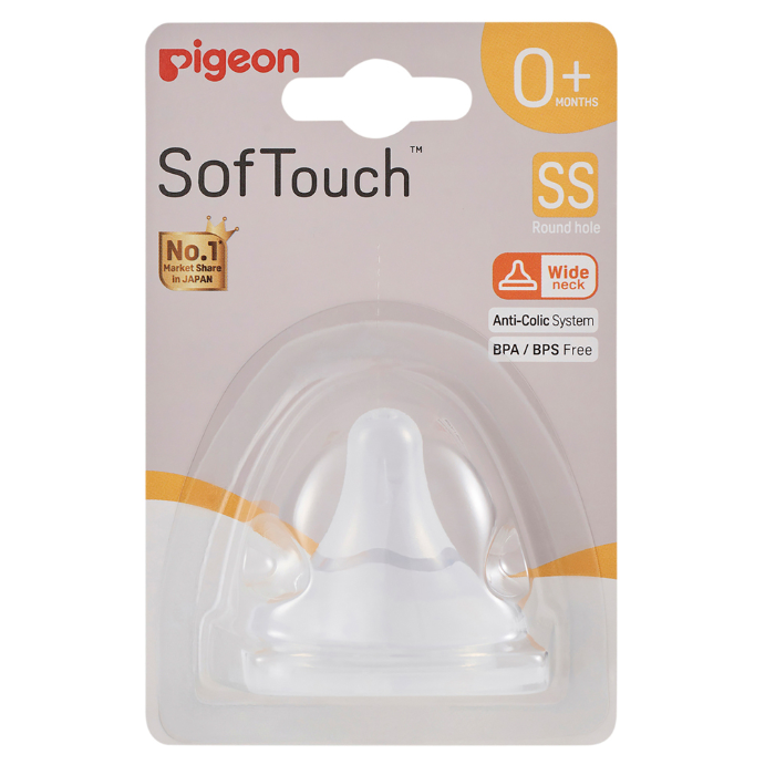 Pigeon Softouch 3 Nipple Blister SS 1 Each