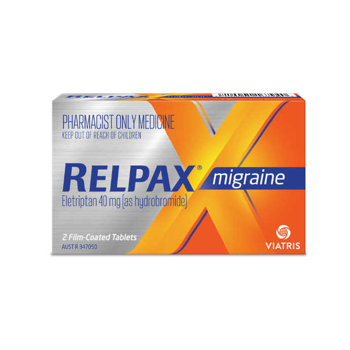 RELPAX Migraine 2 Tablets