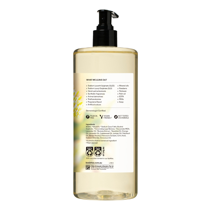 Bosisto's Banksia Nerolina and Lavender Body Wash 1 L