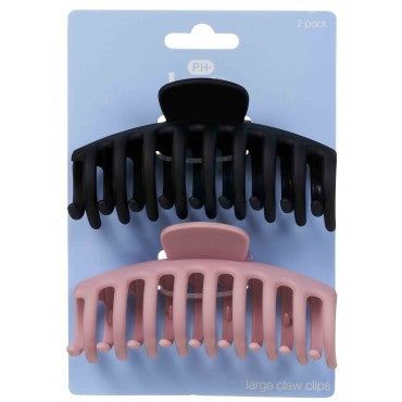 PHarmacy Health LARGE CLAW CLIPS MATTE 2PK