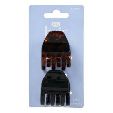 PHarmacy Health SMALL CLAW CLIPS MIXED 2PK