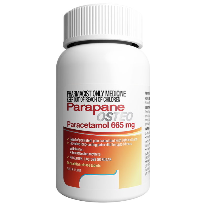 PARAPANE Osteo Paracetamol 665mg 96 Tablets
