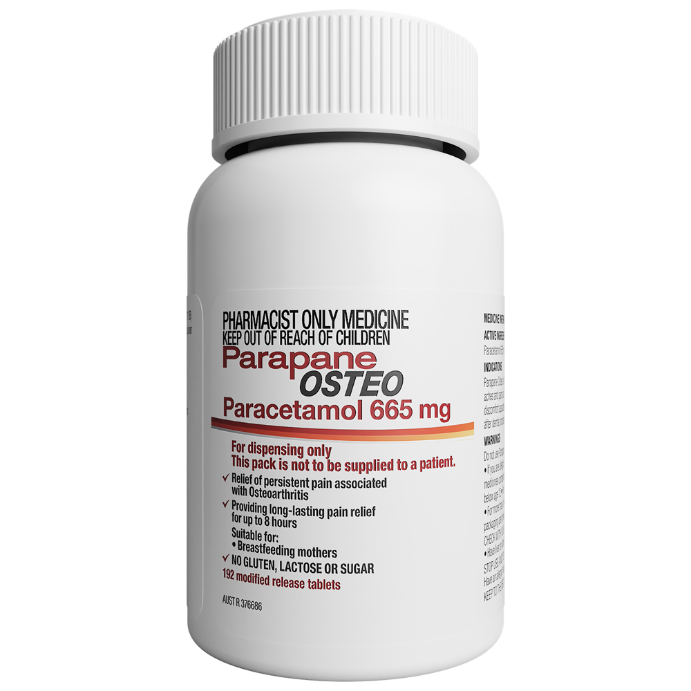 PARAPANE Osteo Paracetamol 665mg 192 Tablets